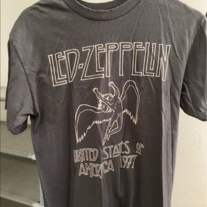 Brandy Melville Charcoal Led Zeppelin Tee